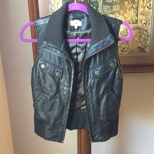 Leather vest XS june authentic leather